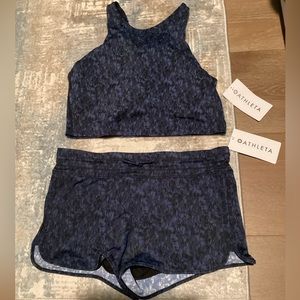 Athleta Bikini and Short bundle